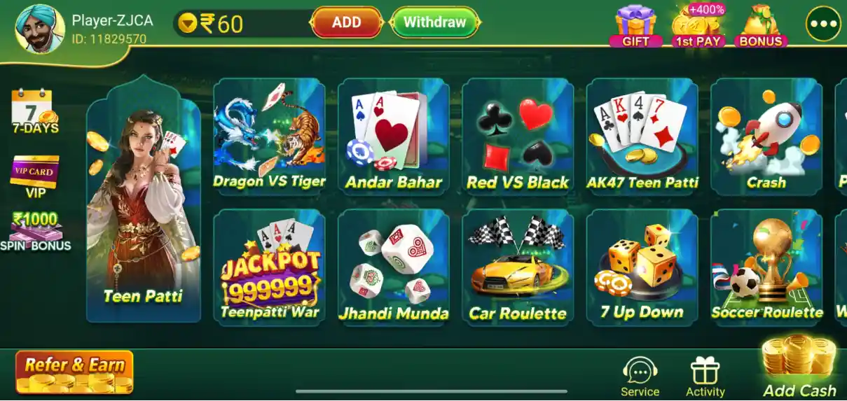 Teen Patti Epic All Games